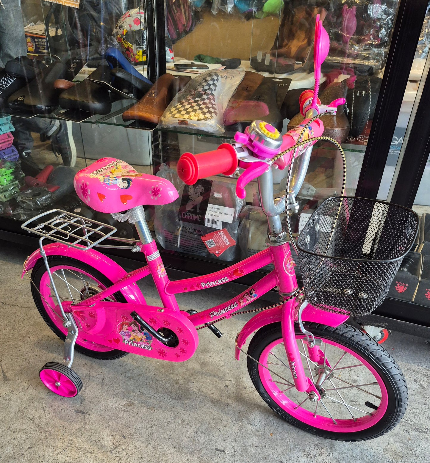 Bike 14 Princess (suitable for kids aged 3 to 4 years old)