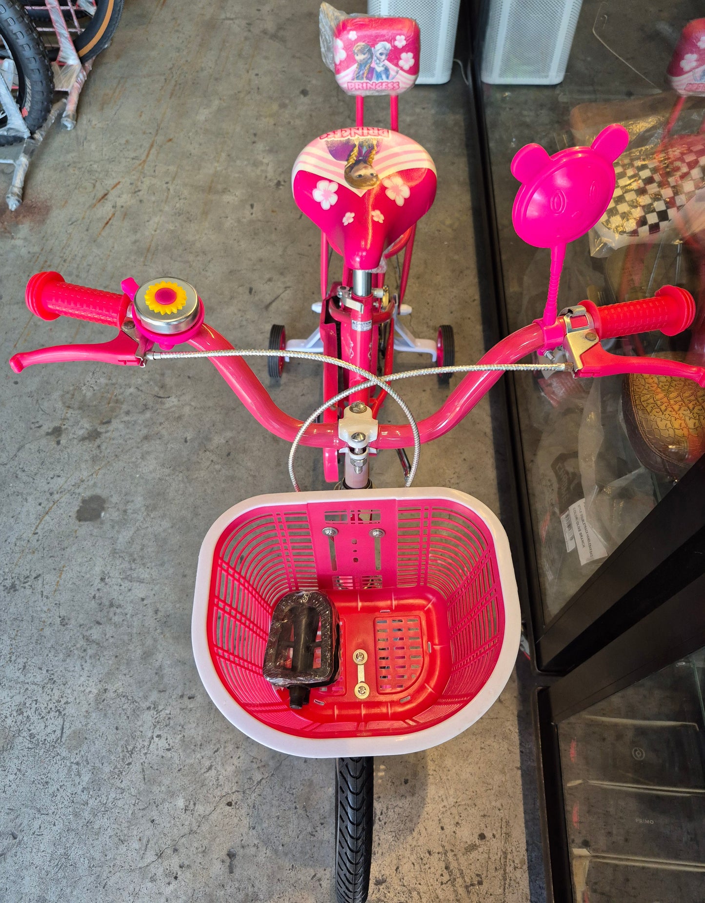 Bike 16 Frozen w/ Backseat (suitable for kids aged 4–5 years old)