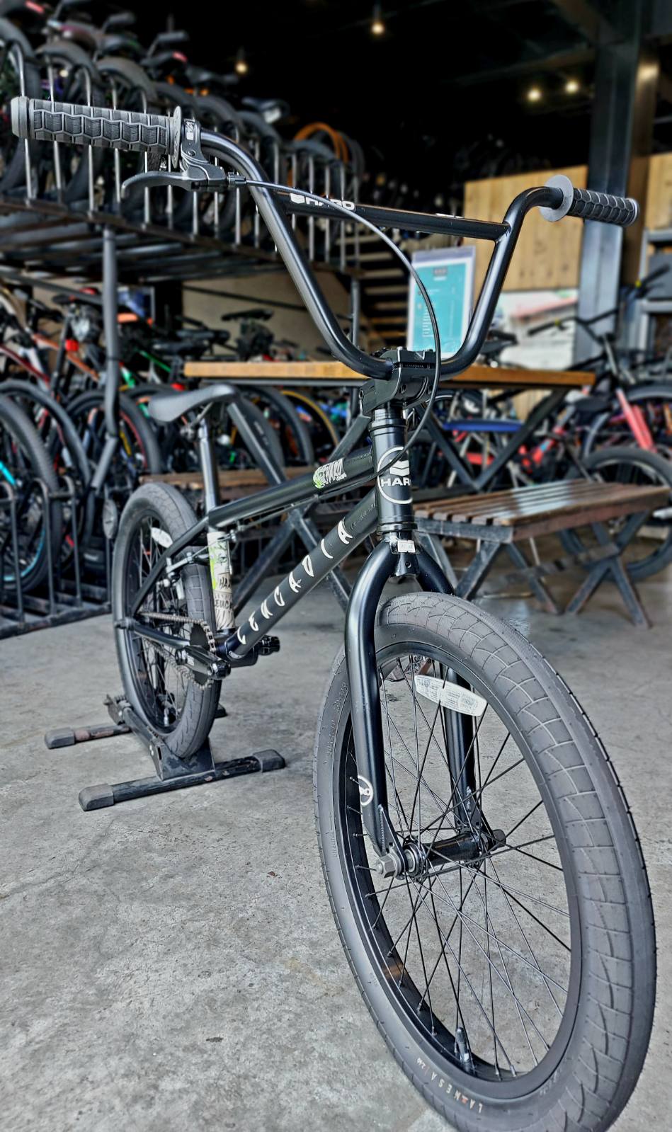 Haro Leucadia Matte Black BMX Bike