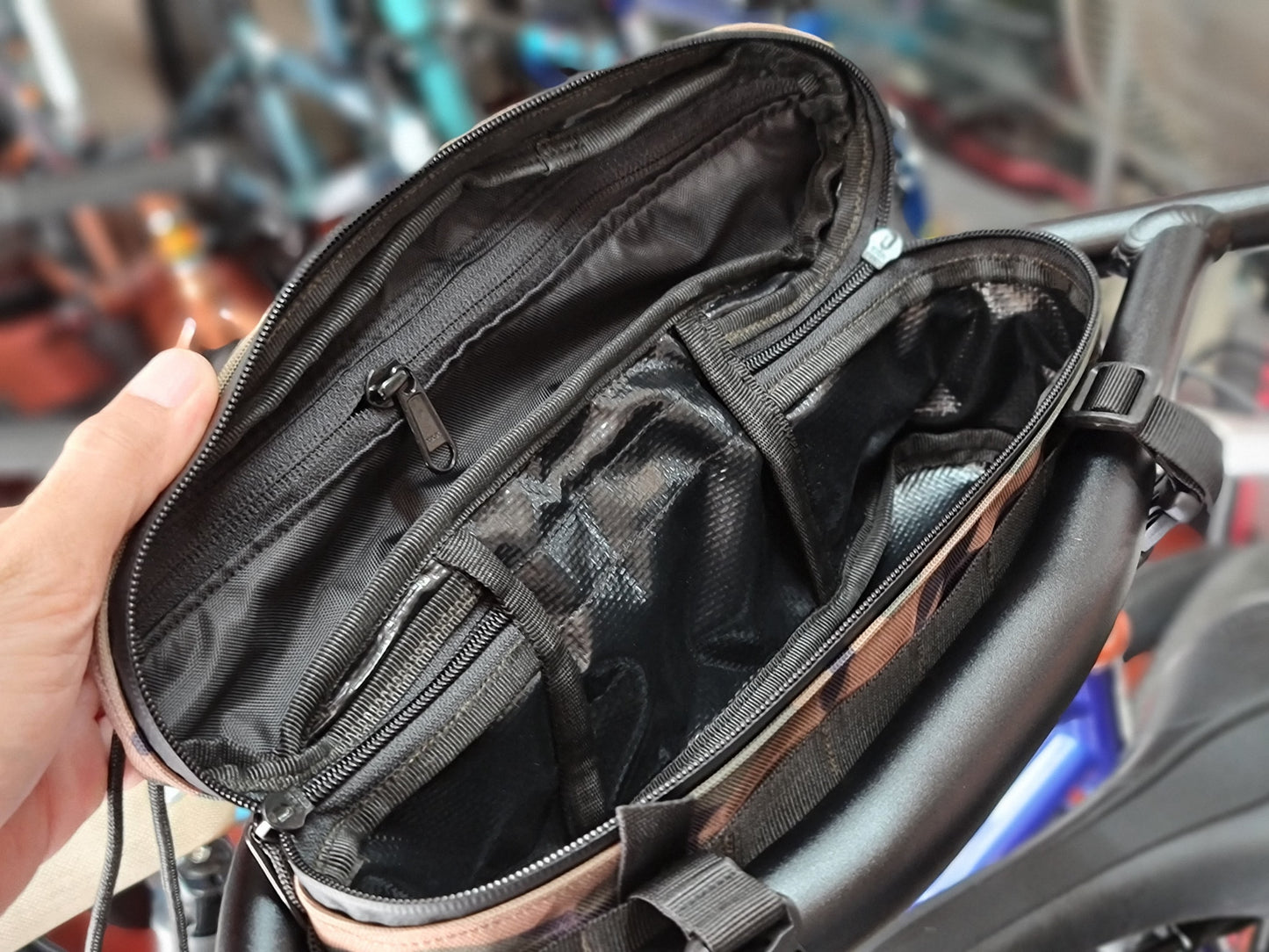 Handle Bar Touring Bag - Exonomad (available in Camo )