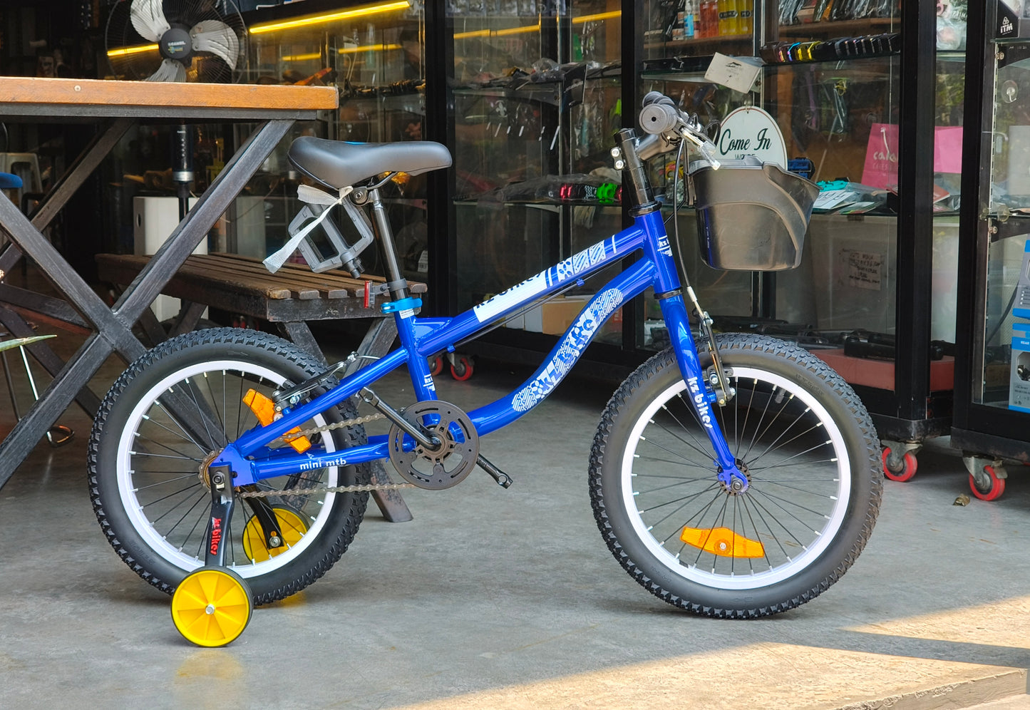Bike 16 KZ Mtbike, Alloy Rims (suitable for kids aged 4–5 years old) Blue