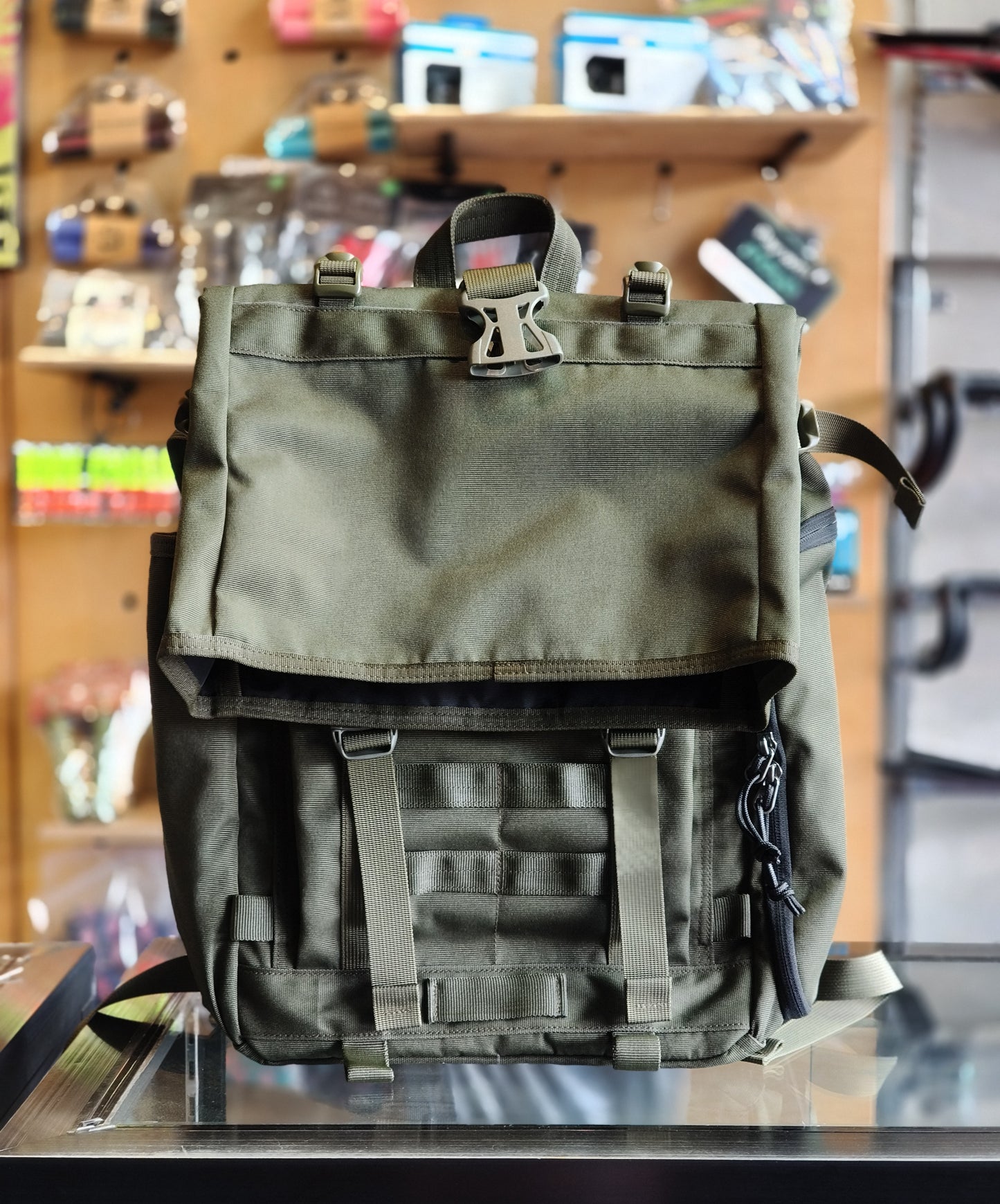 Backpack - Exonomad, Rolltop Army Green