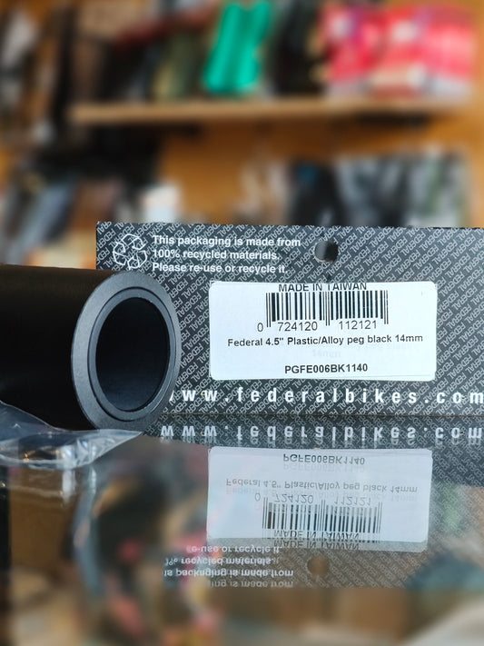 Federal Bikes, Plastic/Cromoly Peg – 4.5” (Black) sold per piece