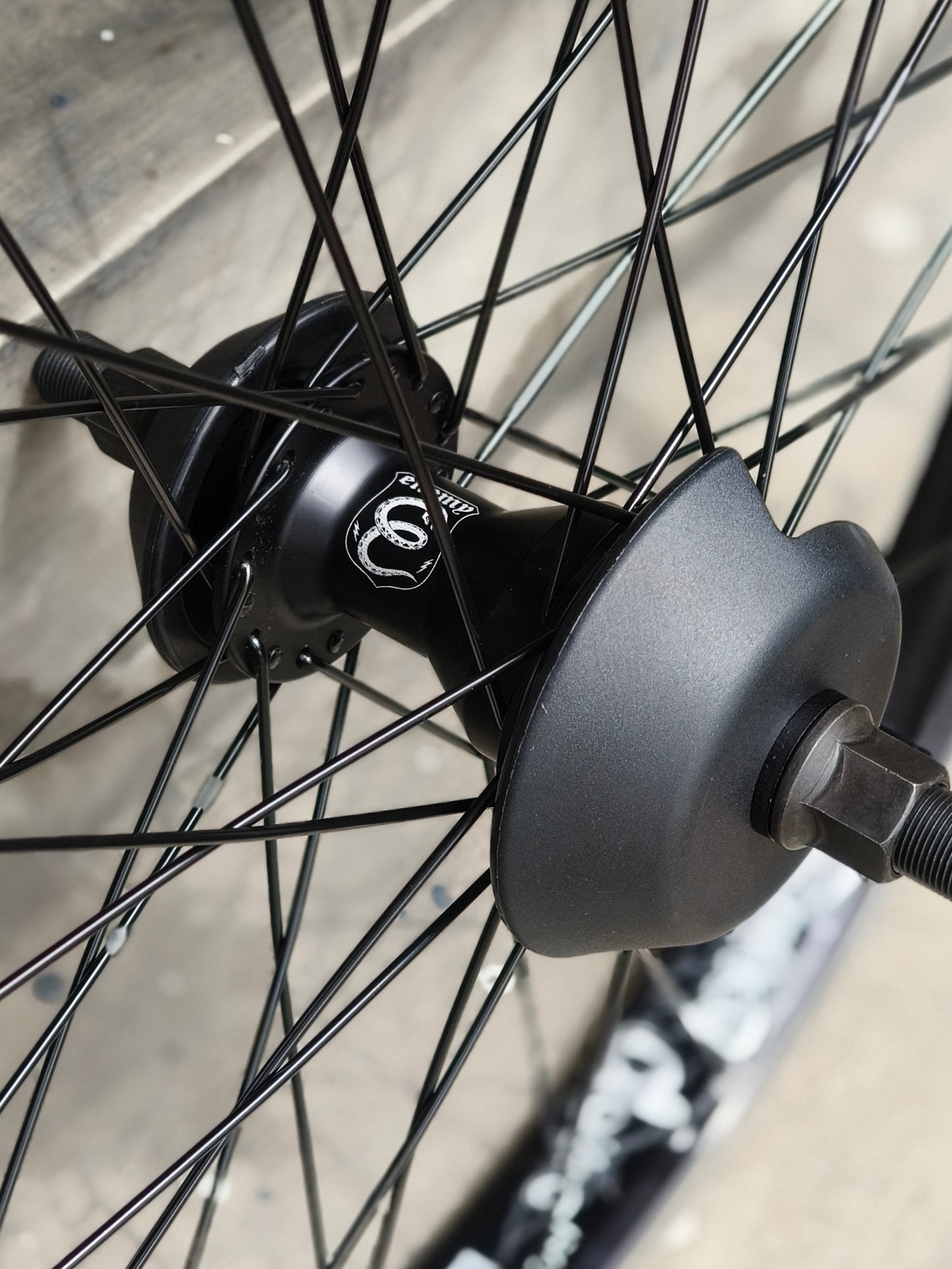 Rim Set, Alex Supra Dome Rims powered by Enemy Axis Front & Sonic Rear Hubs (sold as set)
