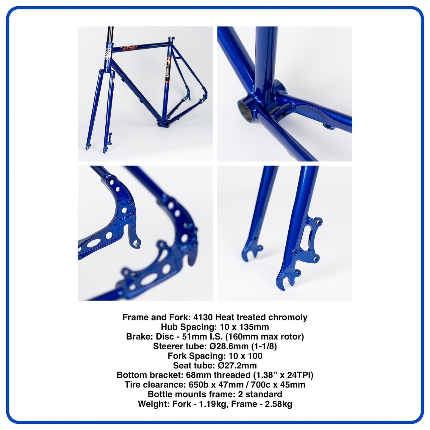 The Project Gravel Grinder Frame Set