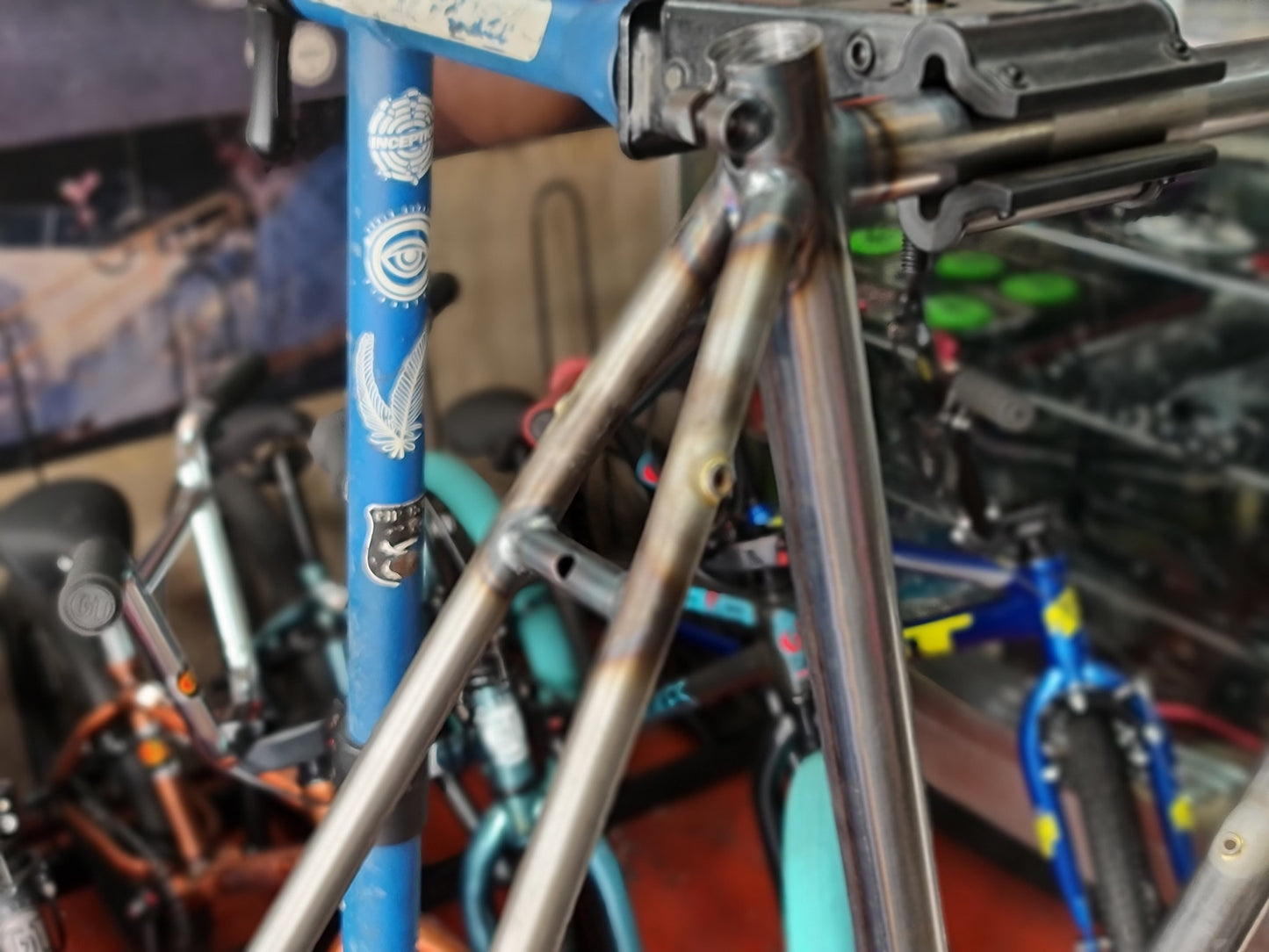 The Project, Hiten V2 Fixed gear/ SS Frame - Gloss Raw Finish