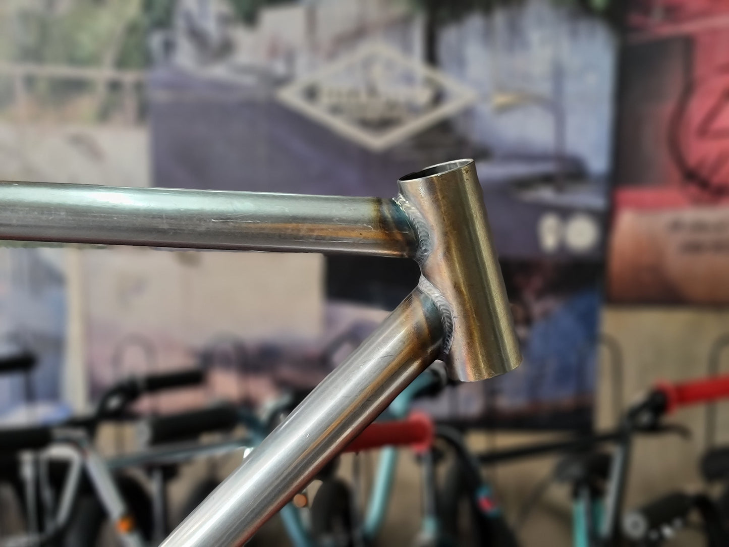 The Project, Hiten V2 Fixed gear/ SS Frame - Gloss Raw Finish