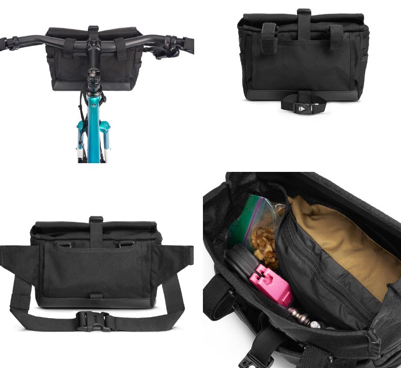 Handle Bar Bar x Belt Bag - Chrome Industries, Doubletrack 5L (available in various colors)