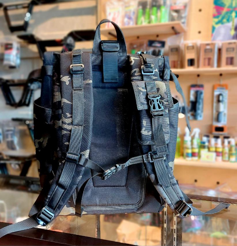 Backpack - Exonomad, Rolltop Black Camo