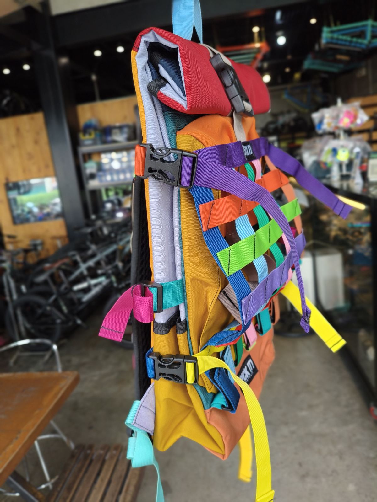 Backpack - Sack It, Rolltop Rasta