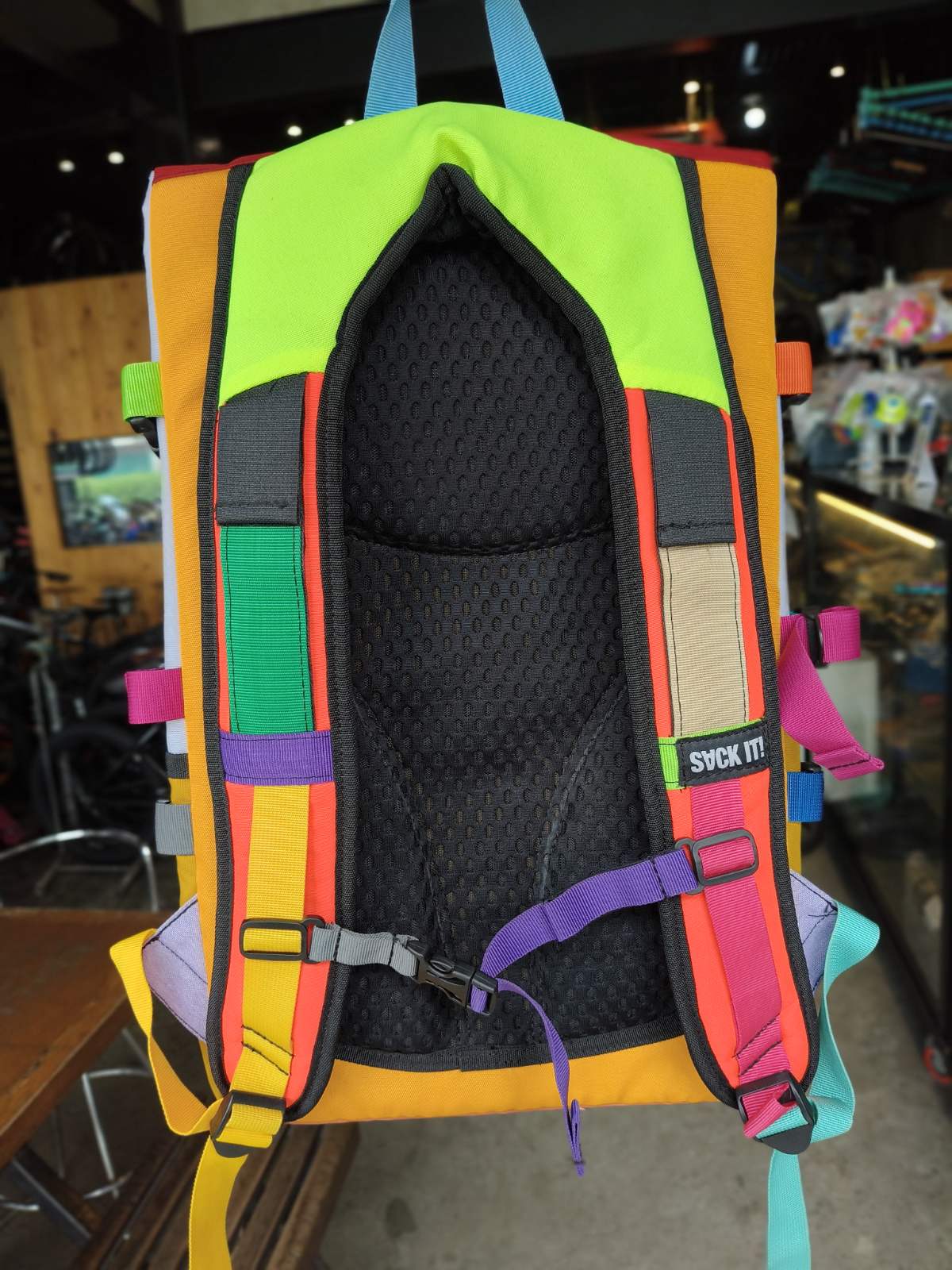 Backpack - Sack It, Rolltop Rasta