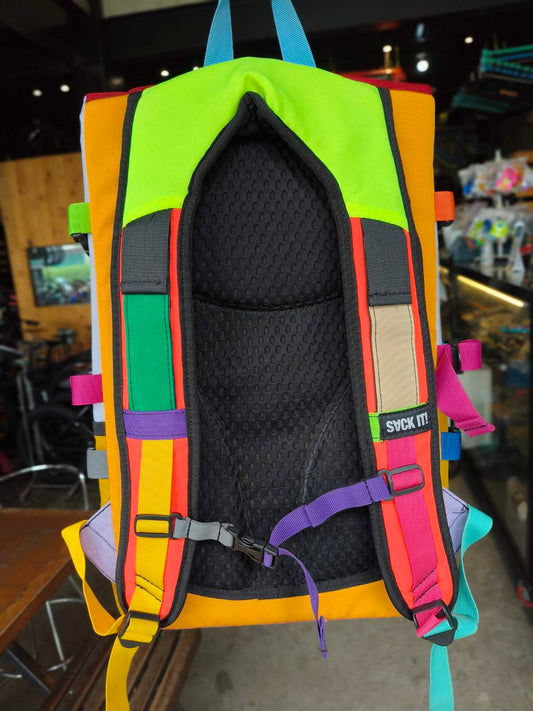 Backpack - Sack It, Rolltop Rasta