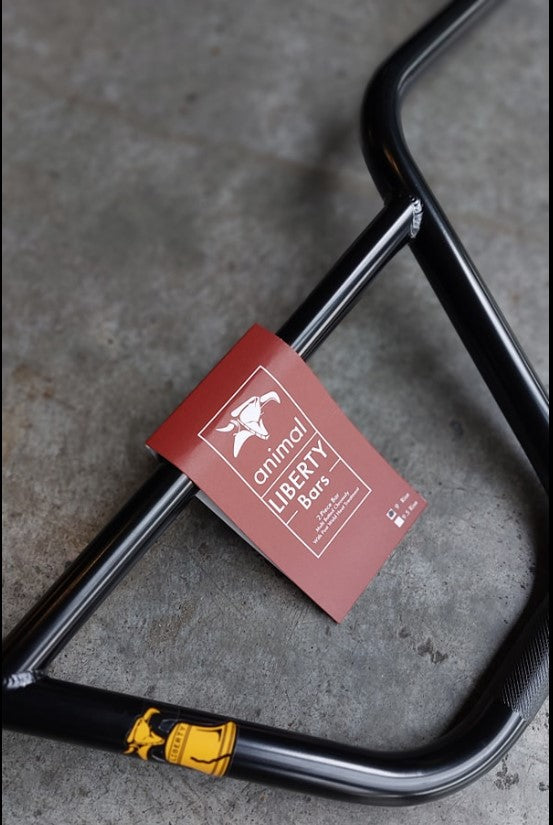 Animal Liberty BMX Bar, 2pc Bar type, 9" rise