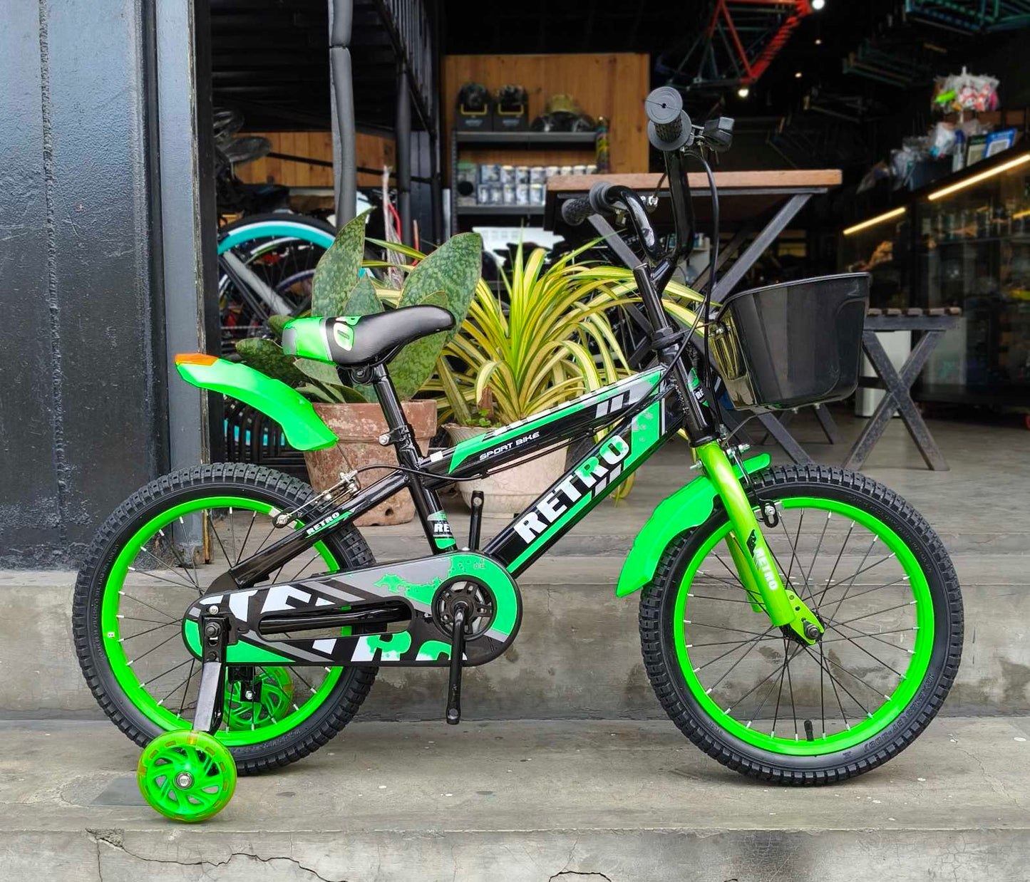 Bike 16 Retro (suitable for kids aged 4–5 years old)