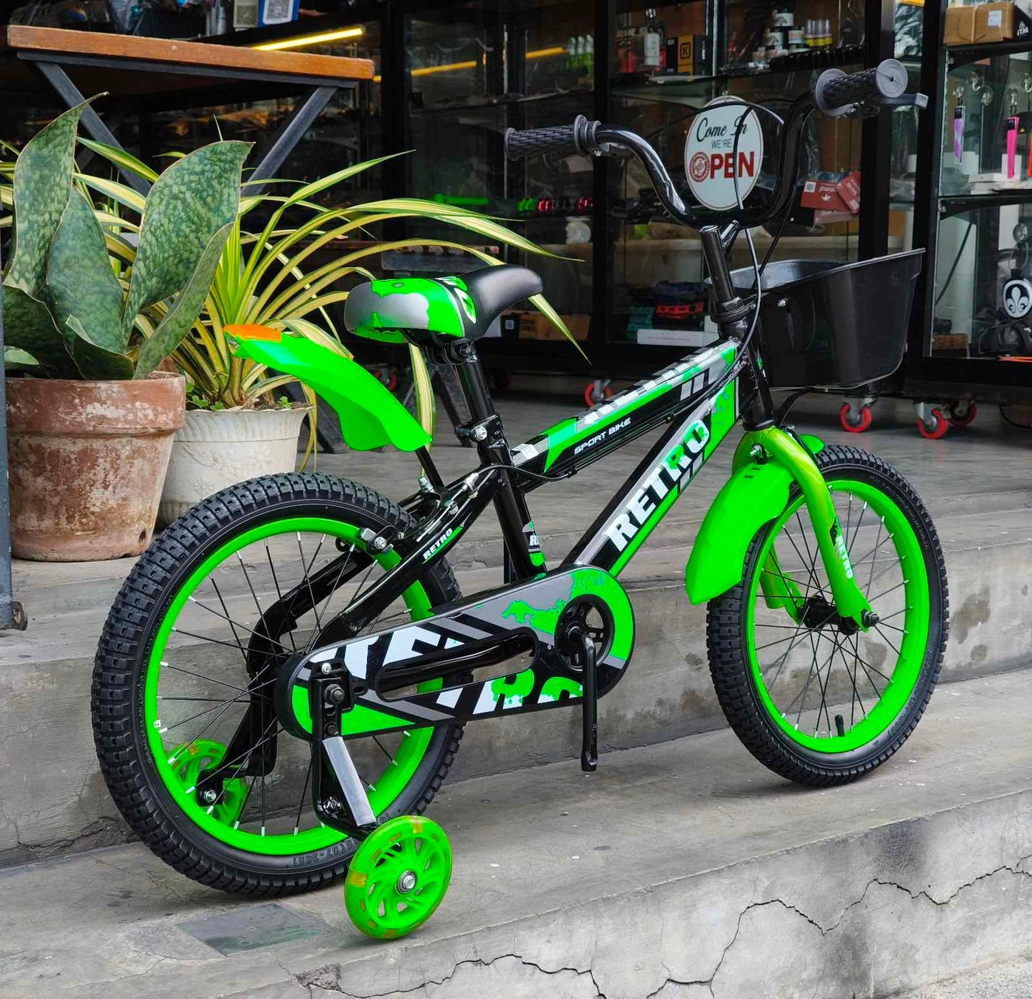 Bike 16 Retro (suitable for kids aged 4–5 years old)