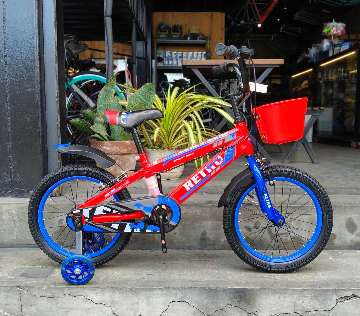 Bike 16 Retro (suitable for kids aged 4–5 years old)