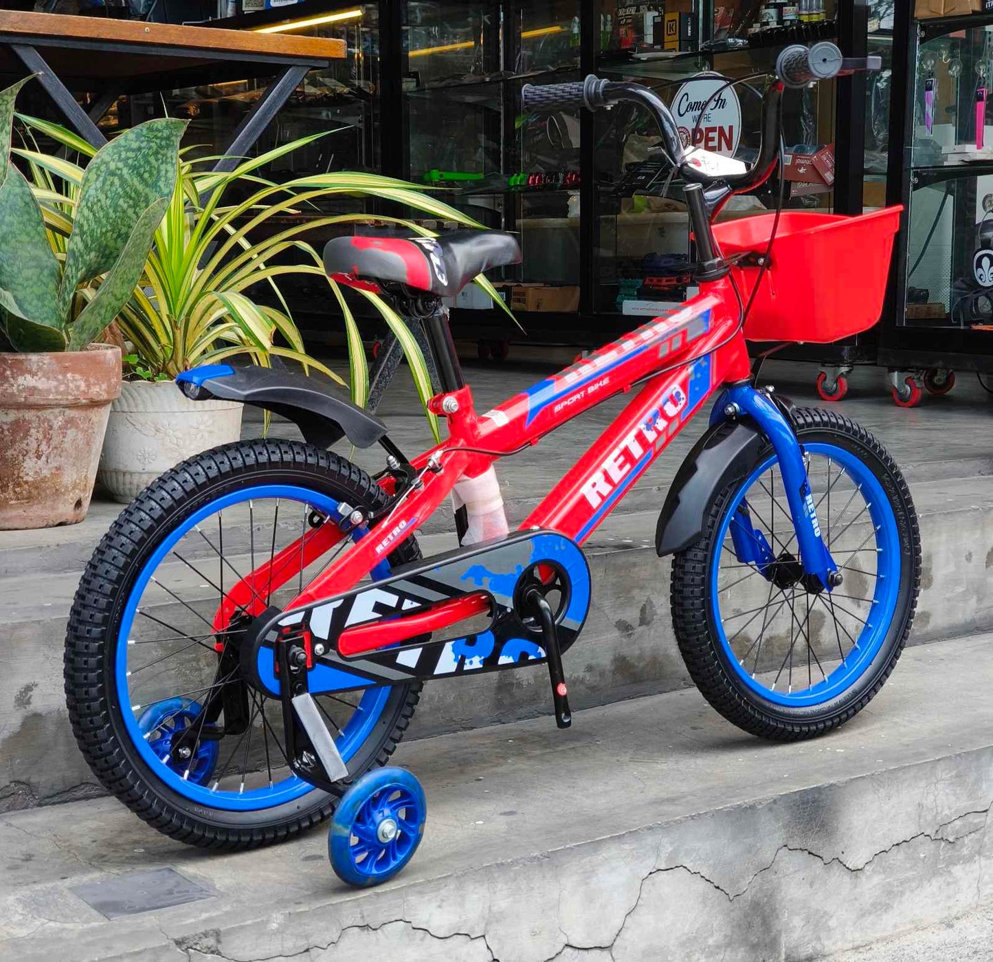 Bike 16 Retro (suitable for kids aged 4–5 years old)