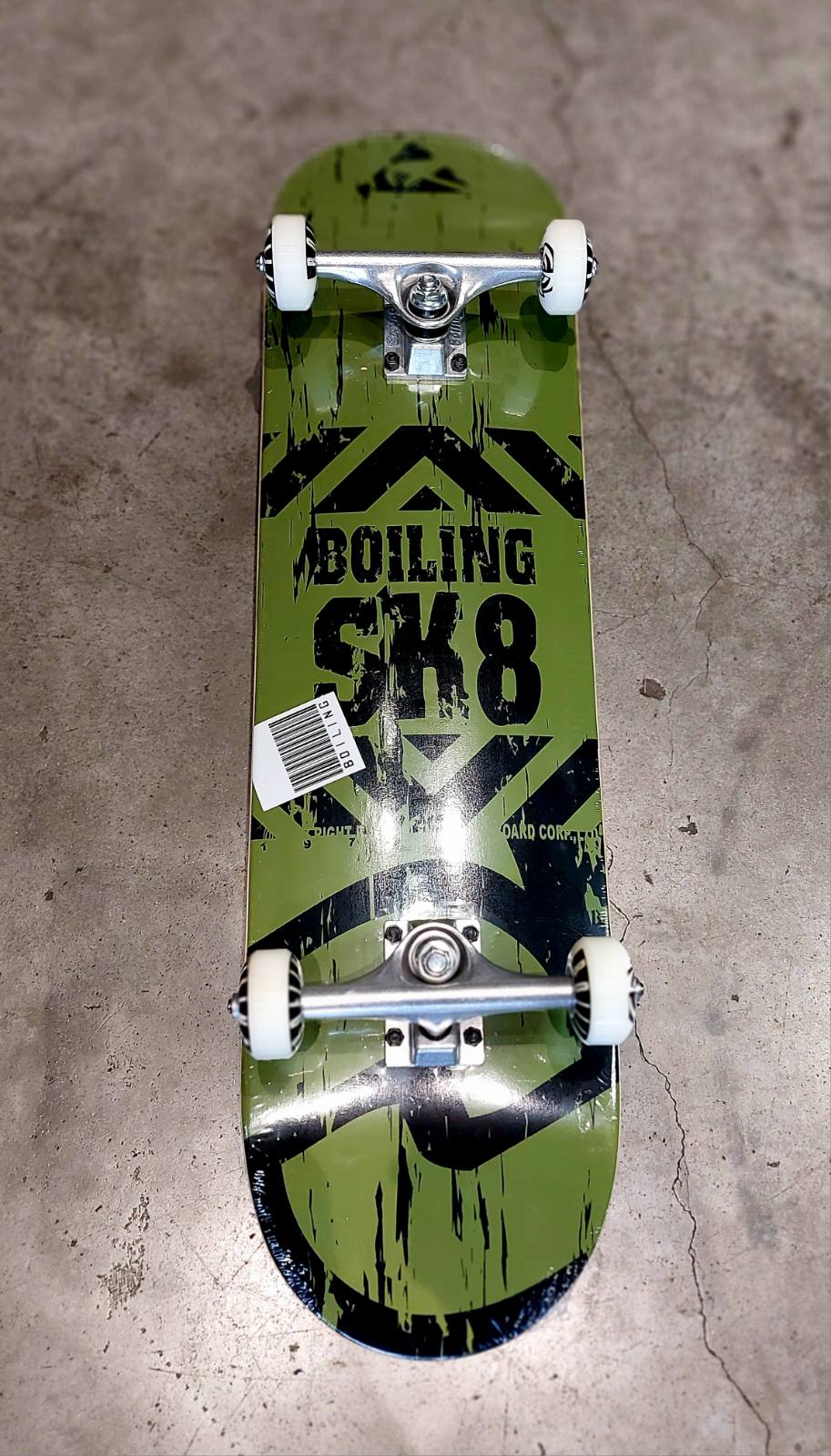 Boiling, Skateboard Size 8