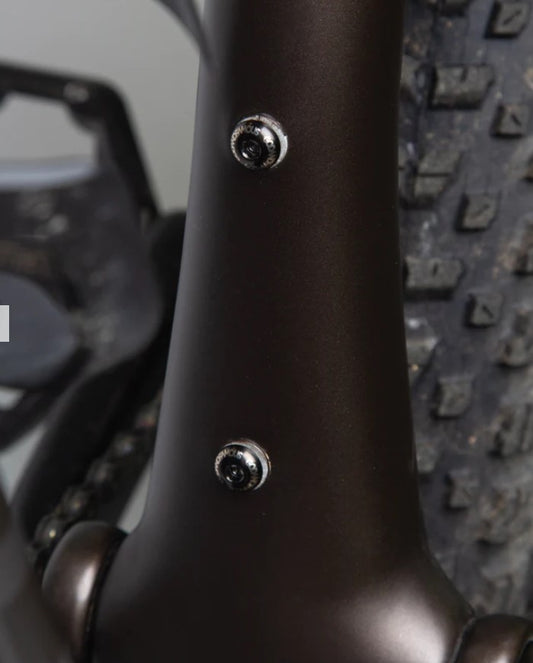 Bottle Cage Bolts only Titanium (4pcs per pack) - Godandfamous