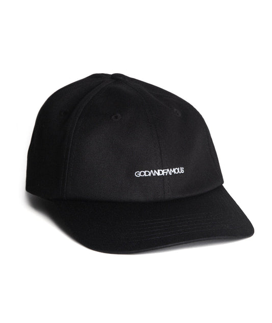 Godandfamous, Team 6 panel Hat - Black