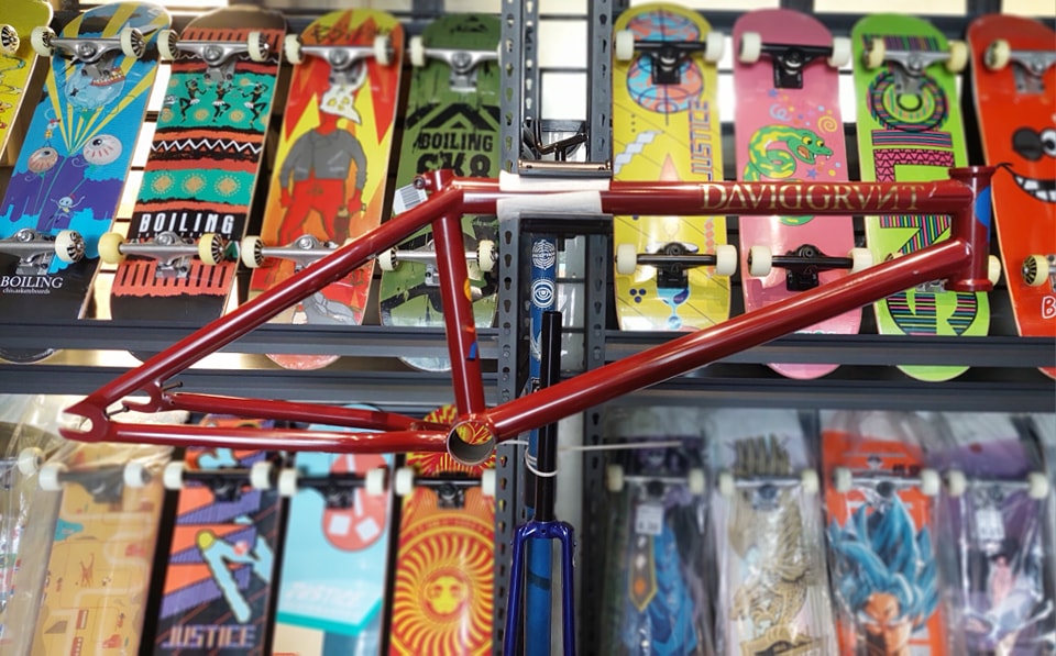 BSD Raider, David Grant signature BMX frame, 20.75" top tube