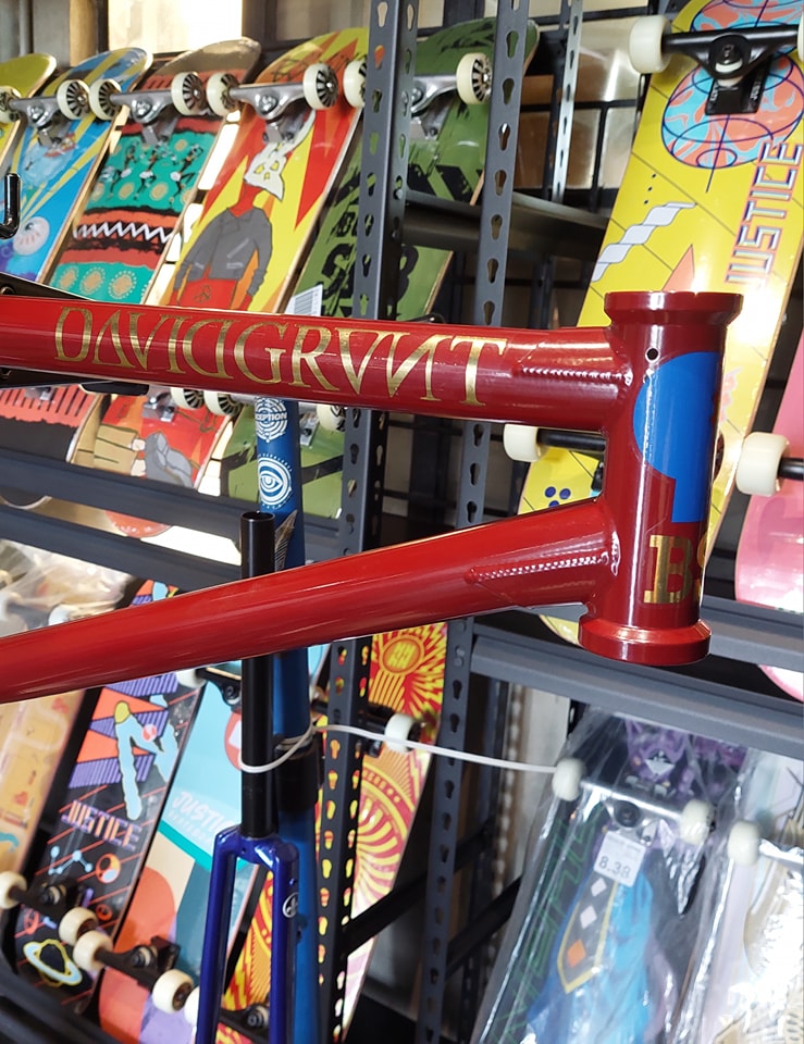 BSD Raider, David Grant signature BMX frame, 20.75" top tube