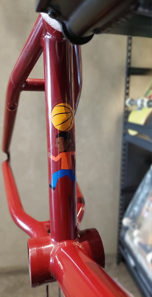 BSD Raider, David Grant signature BMX frame, 20.75" top tube