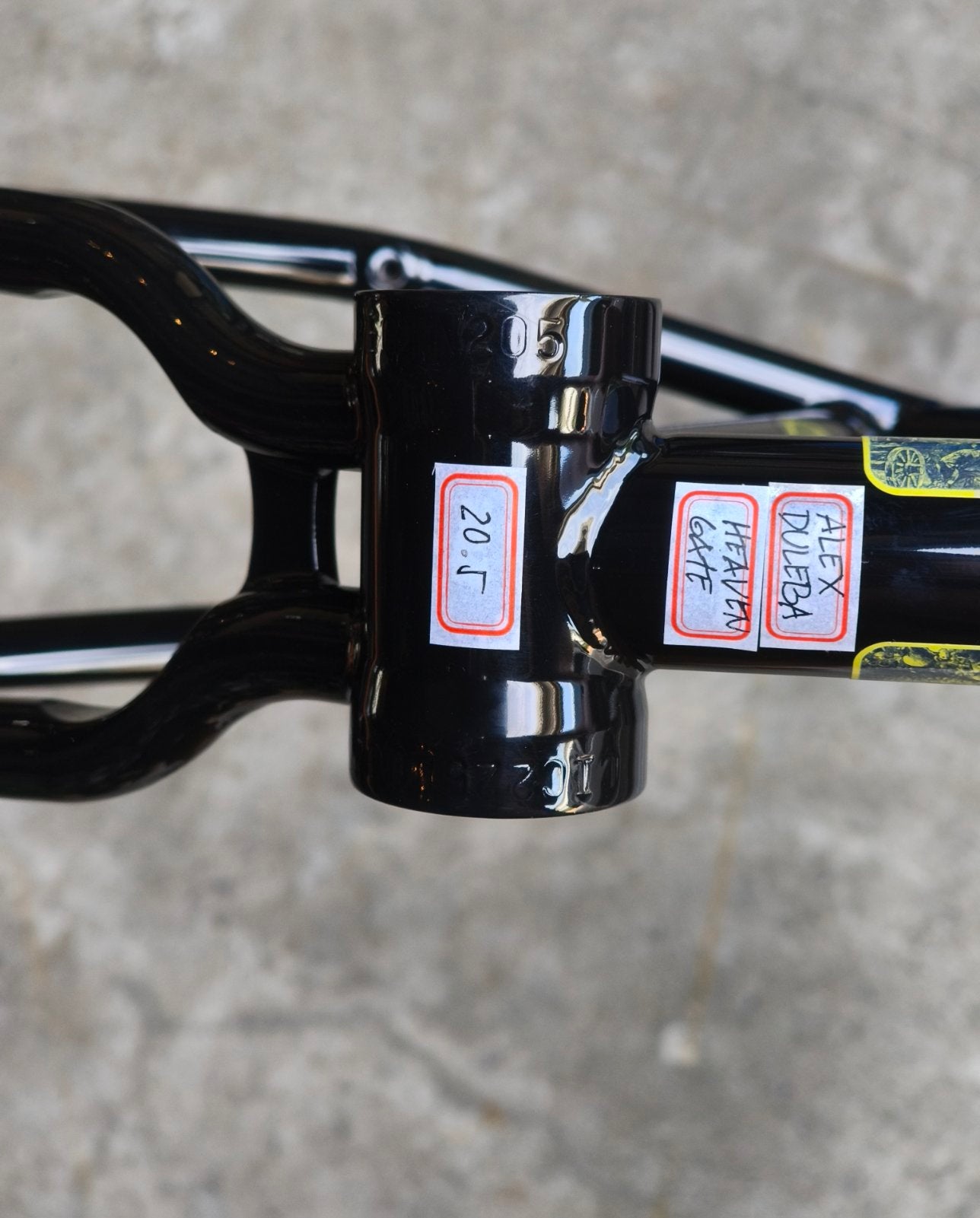 CULT HEAVEN'S GATE IC2 FRAME, Brandon Begin Signature , Alex Duleba Black Colorway 20.5" TT