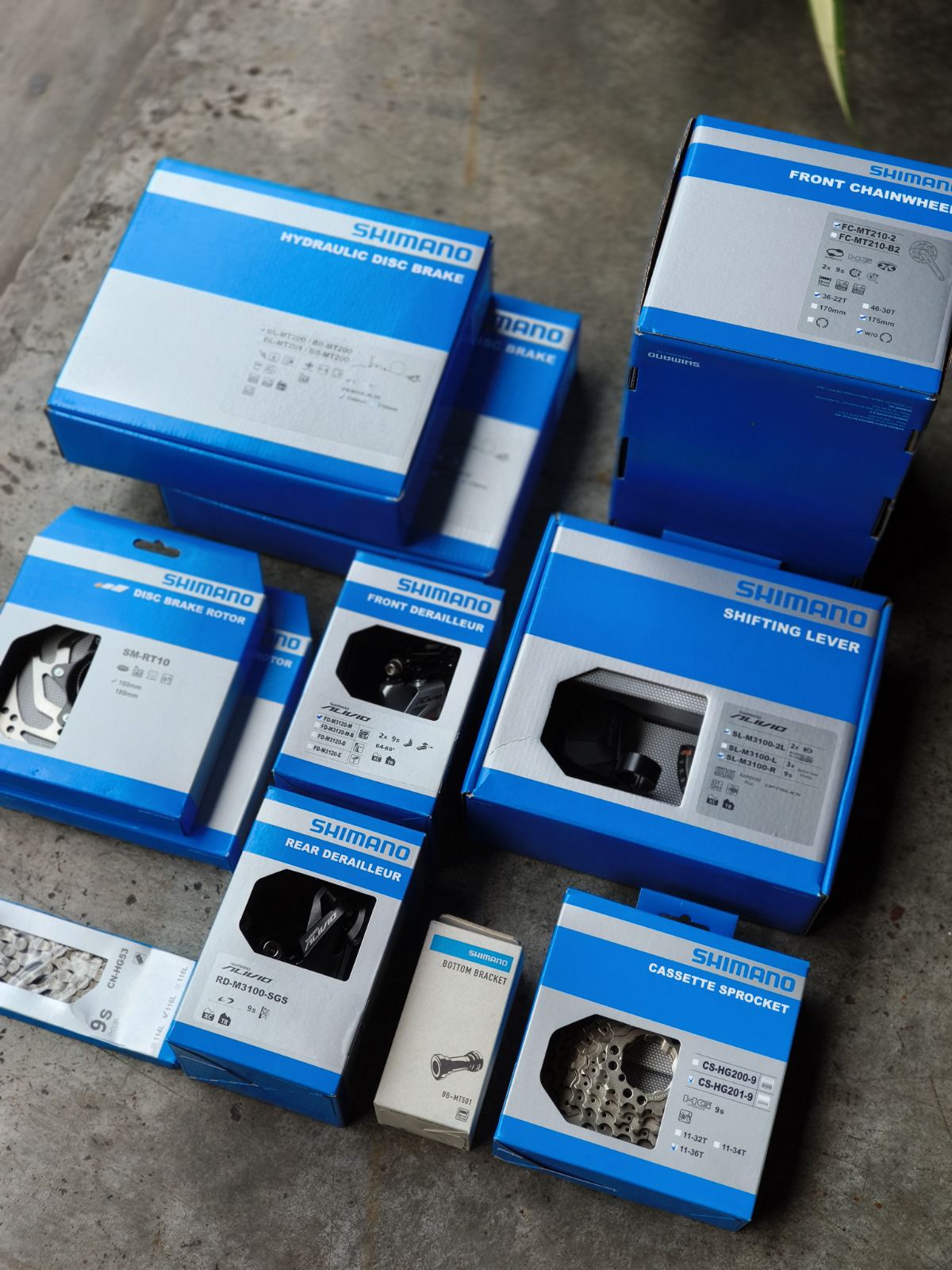 Group Set- Shimano Alivio 2 x 9