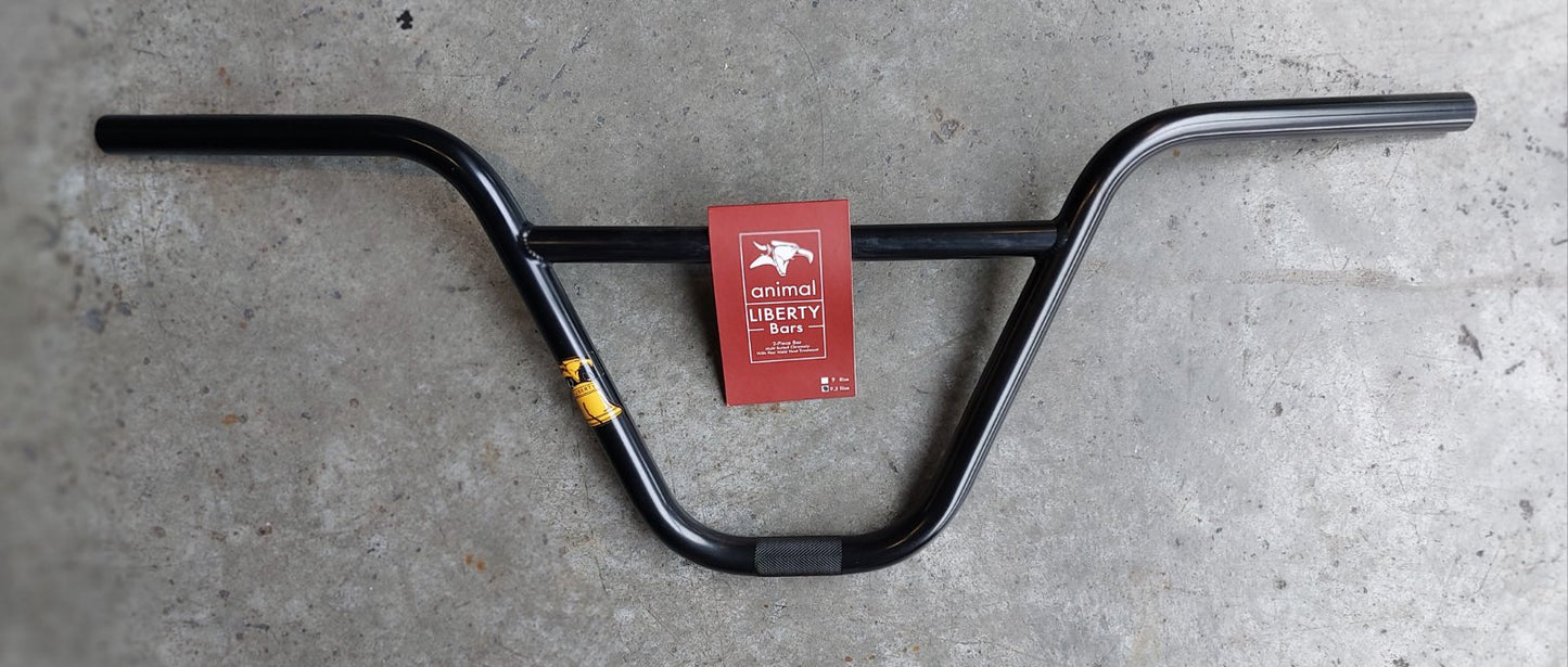 Animal Liberty BMX Bar, 2pc Bar type, 9.5" rise