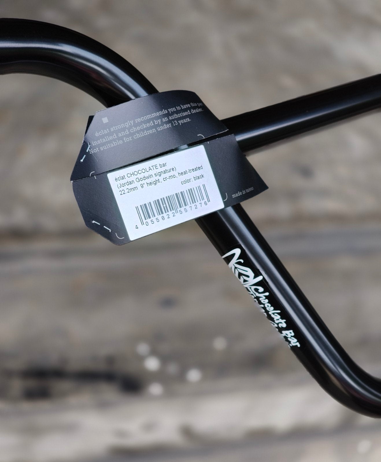 ÉCLAT CHOCOLATE BMX BAR – JORDAN GODWIN SIGNATURE (9" RISE) BLACK