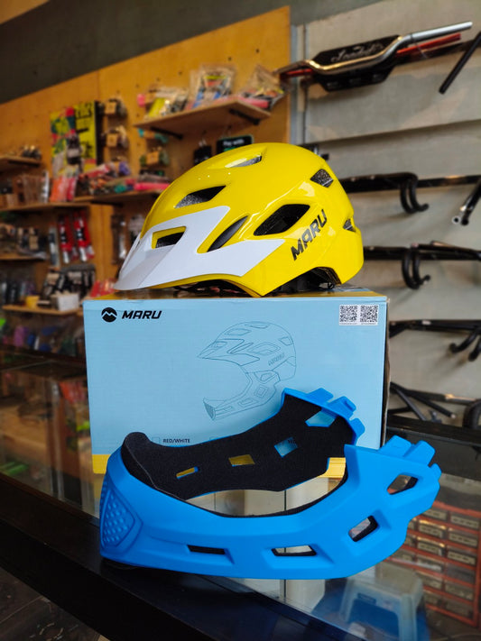 Kids Helmet Maru, Full face - Blue