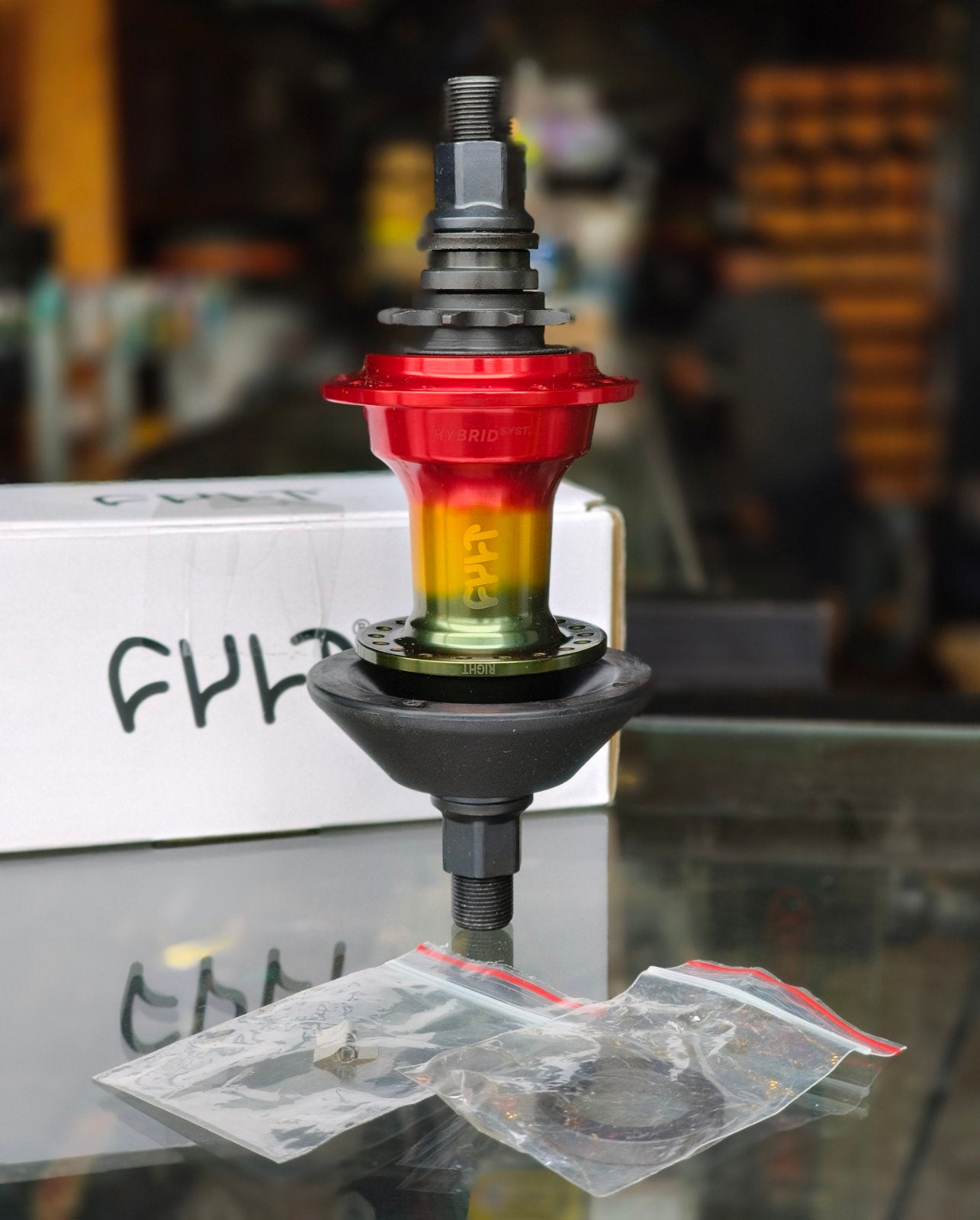 Cult Crew RASTA Hybrid Rear Hub w/ Non Drive Guard (LSD/ RSD)