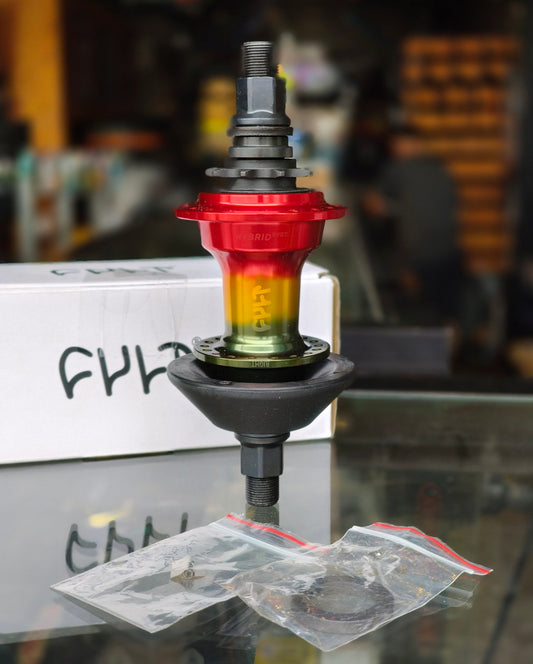 Cult Crew RASTA Hybrid Rear Hub w/ Non Drive Guard (LSD/ RSD)