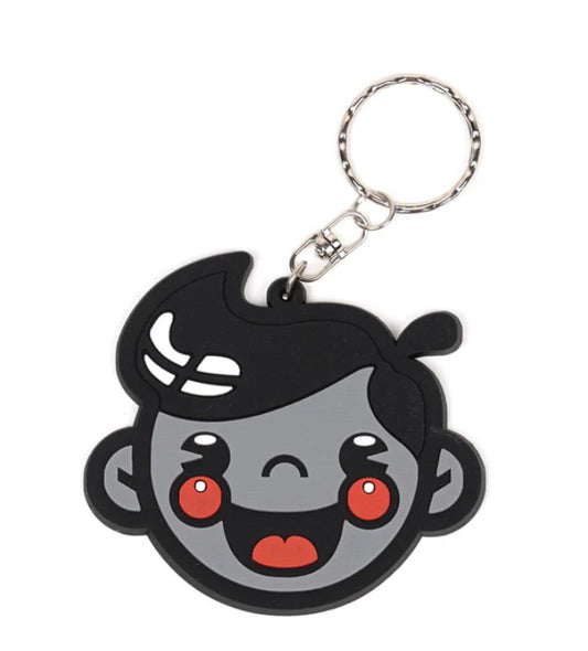 Nick Automatic, Rubber Key Chains - Happy Kid - available in various designs