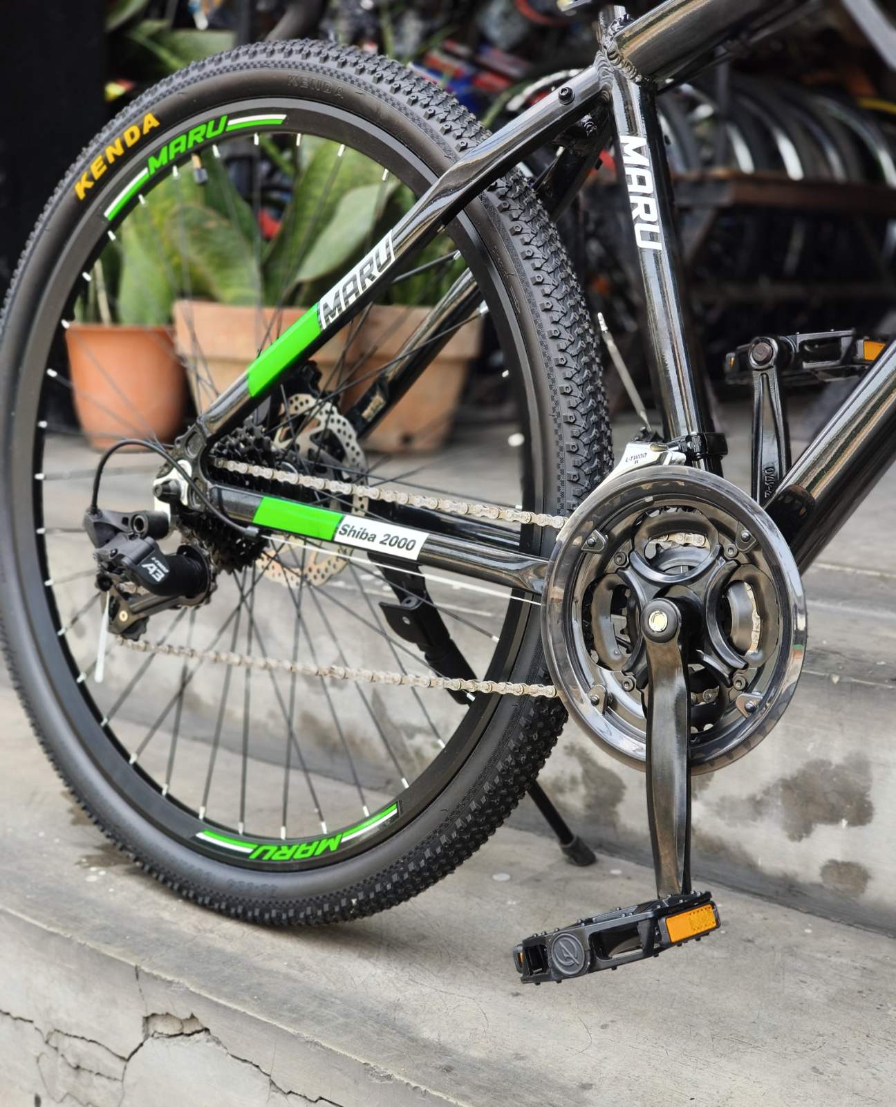 Mt Bike 27.5 Maru Shiba Black Green