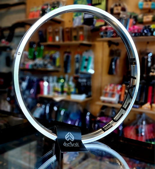 Eclat Trippin BMX Rim, Polished silver