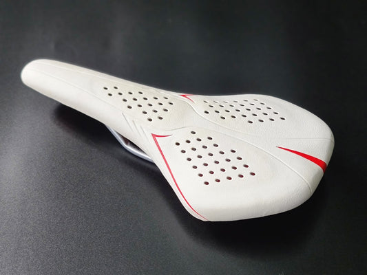 Saddle White (Cromo Rail)