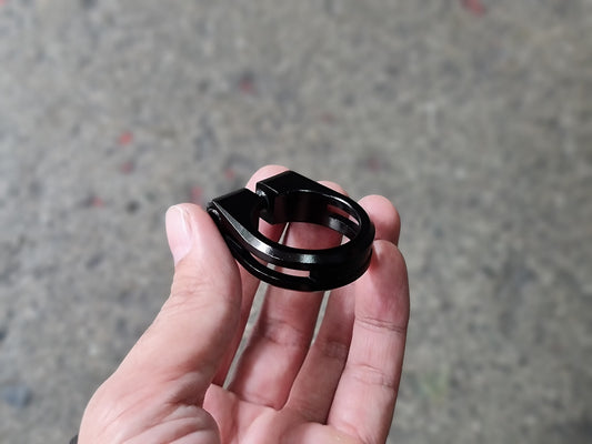 Seat Clamp CNC w/ Hole (Slim design) -available in 31.8 & 34.9mm
