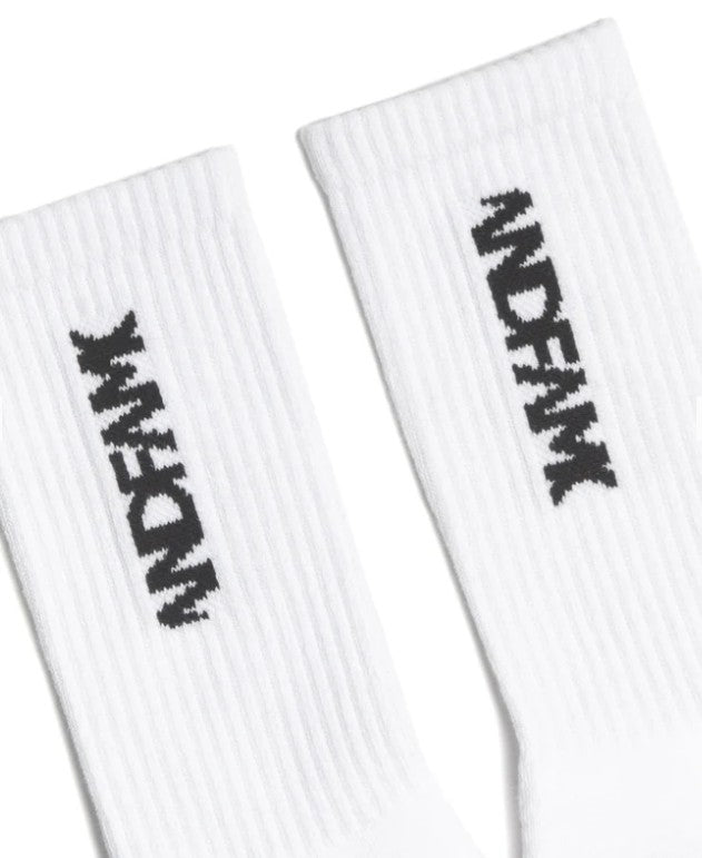 Godandfamous, Socks Crew - White