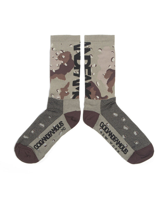 Godandfamous, Socks - Dirt Church Desert Camo