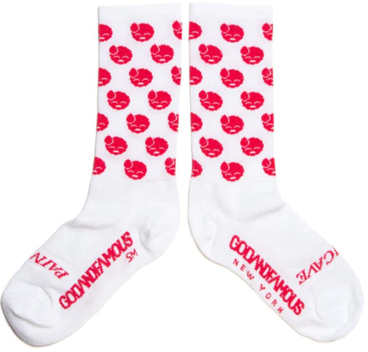 Godandfamous, Socks - Paincave KOM White