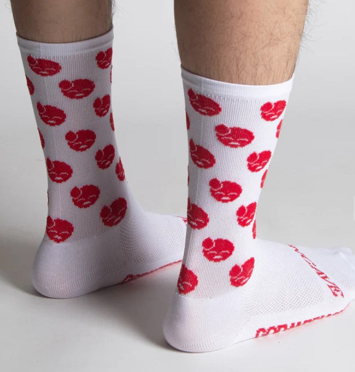 Godandfamous, Socks - Paincave KOM White