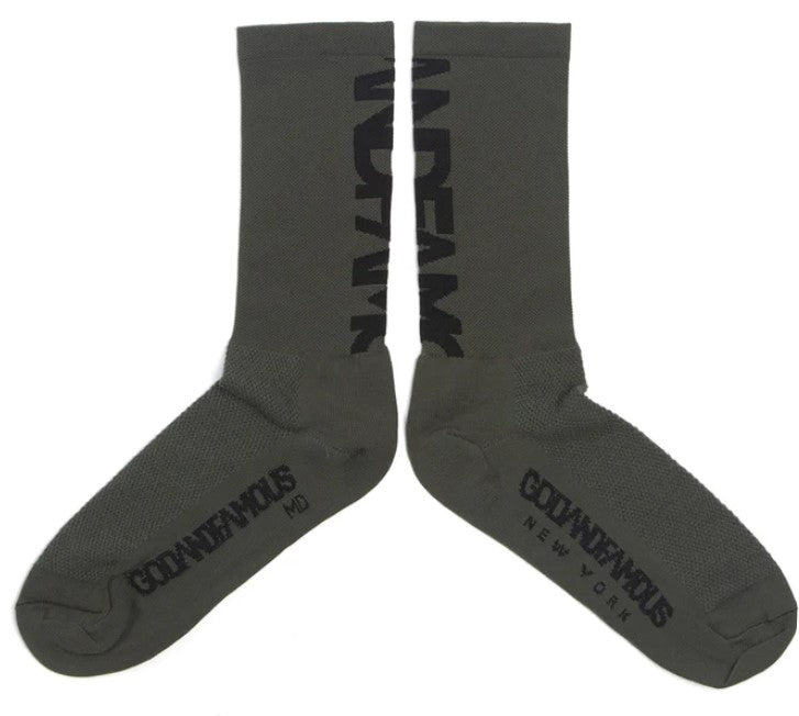 Godandfamous, Socks Team - Olive