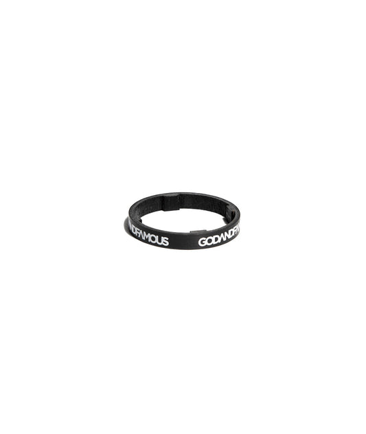 Spacers - Godandfamous Repeat - 5mm stack height, carbon spacer