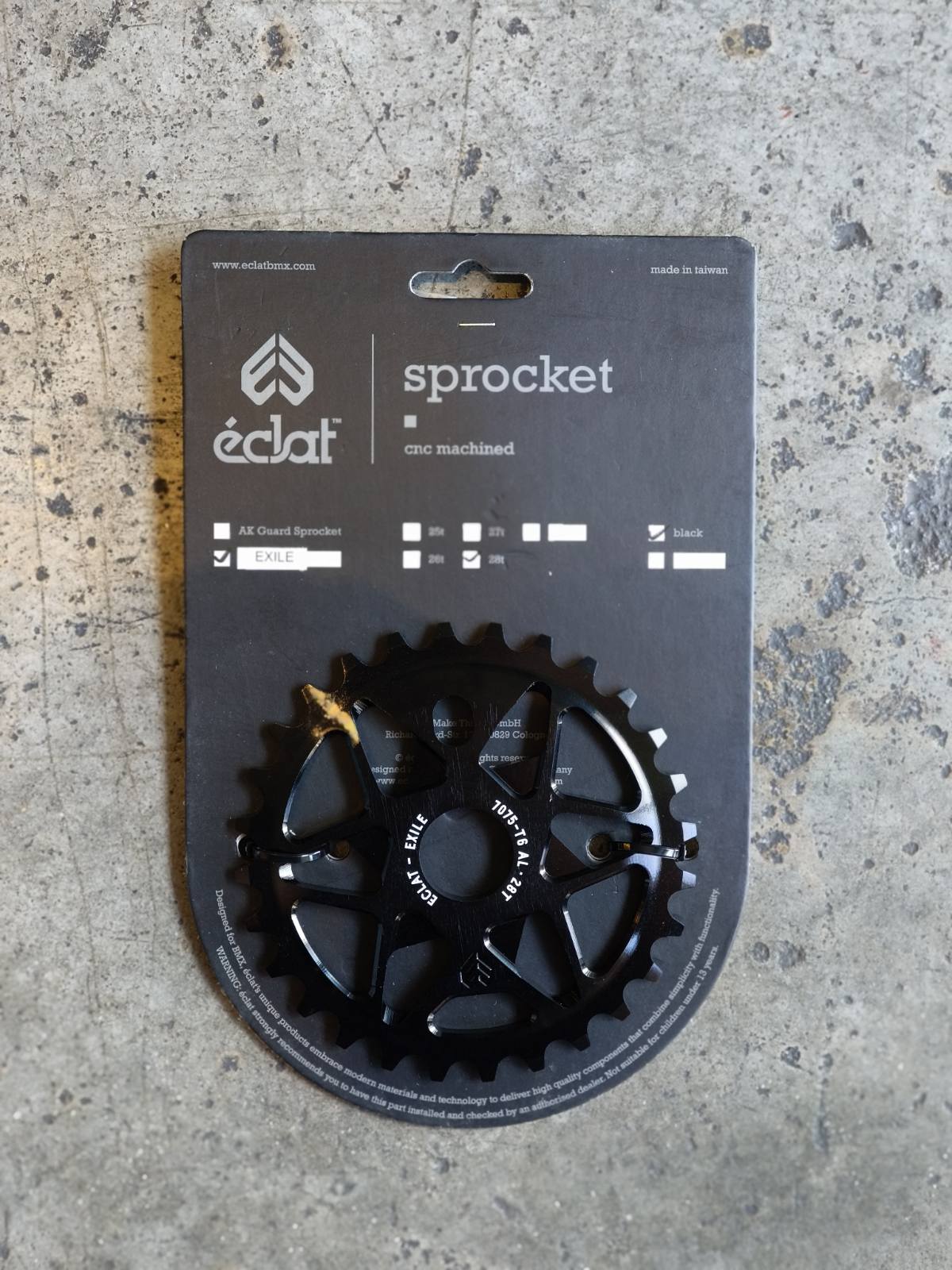 Eclat, Exile Sprocket (Available in 25T & 28T)