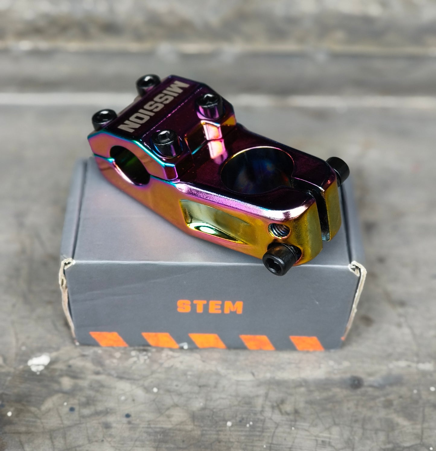 Mission BMX, Control Stem - Oil Slick Finish