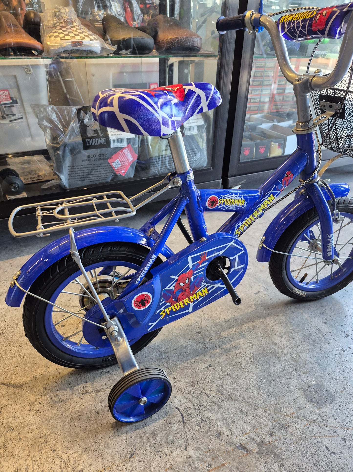 Bike 12 Spider man (suitable for kids aged 2 to 3 years old)