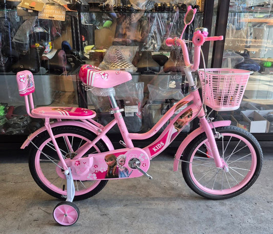 Bike 16 for Girls w/ backseat (suitable for kids aged 4–5 years old)