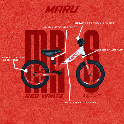 Bike 14 Maru Push Bike MR6 Red